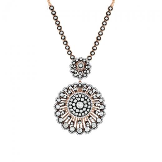 8,35 ct. Diamant-Halskette
